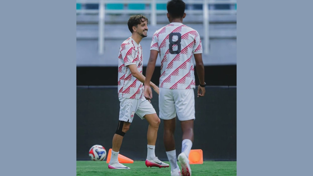 Pemain Persis sedang latihan jelang pekan 11 Liga 1 2025. [ig @persisofficial]